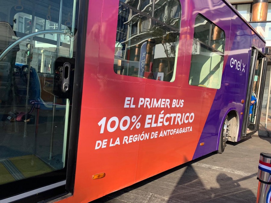 Primer bus eléctrico en Antofagasta