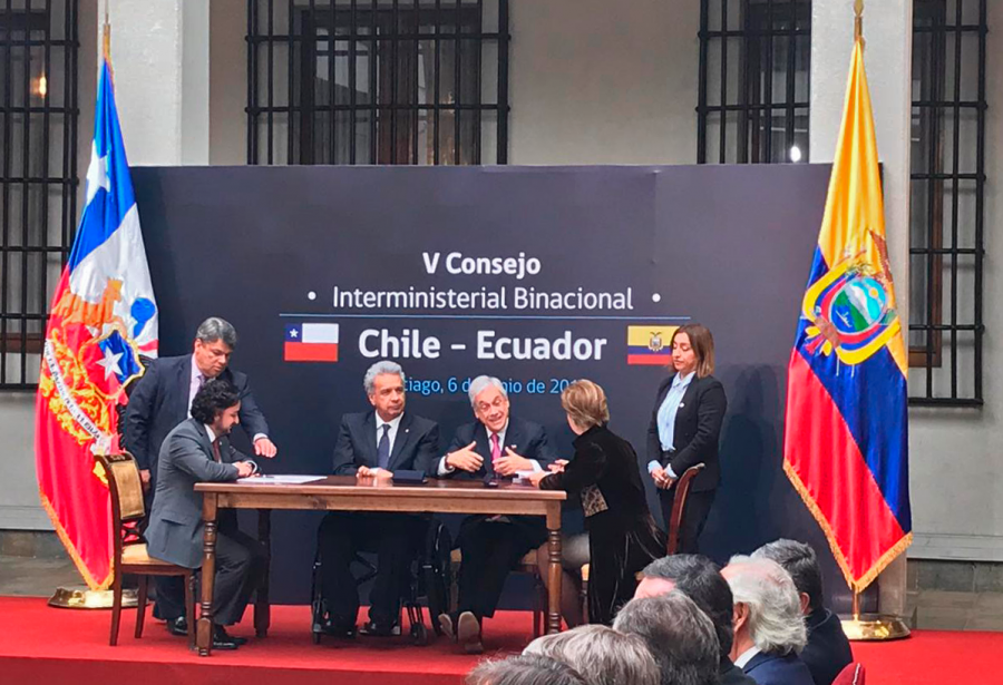 ministra-hutt-chile-ecuador-licencia-acuerdo-presidente-pinera